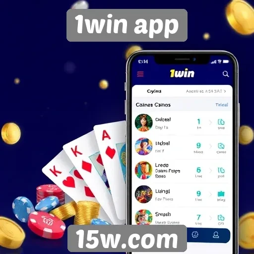 1win app oferece ampla variedade de jogos de cassino